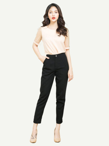 Essential High-Waist Trouser